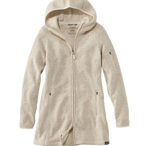 L.L. Bean | Jackets u0026 Coats | Womens Llbean Sweater Fleece Coat In  Sailcloth | Poshmark